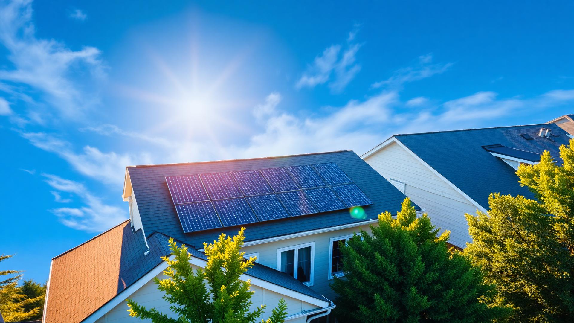 Solar panel installation on Long Island
