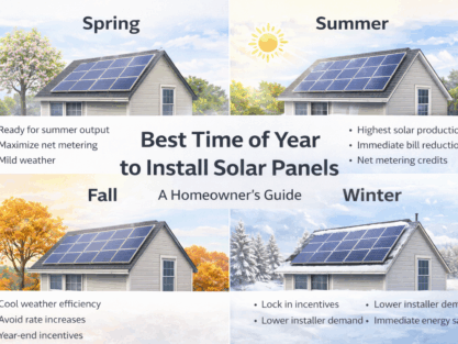 best time of the year for solar panels